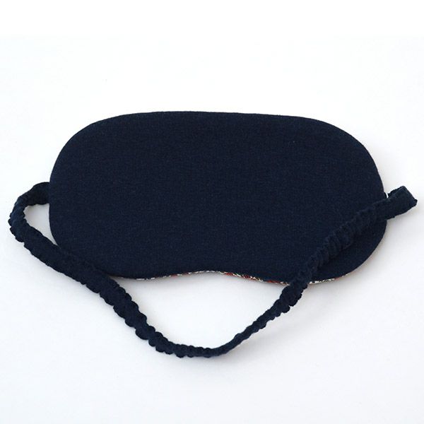 オーガニックコットン ビッグアイマスク KOフラワーレッド