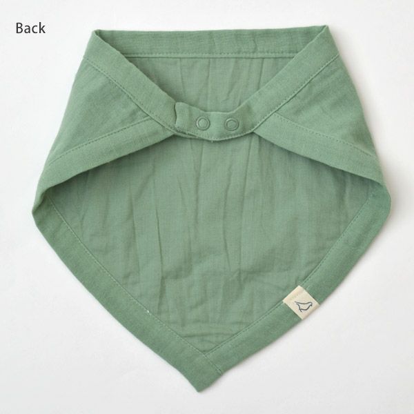 オーガニックコットン ベビーモスリンビブ