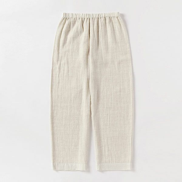 オーガニックコットン&リネン ダブルガーゼパジャマ