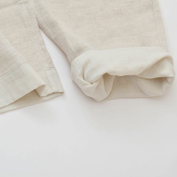 オーガニックコットン&リネン ダブルガーゼパジャマ