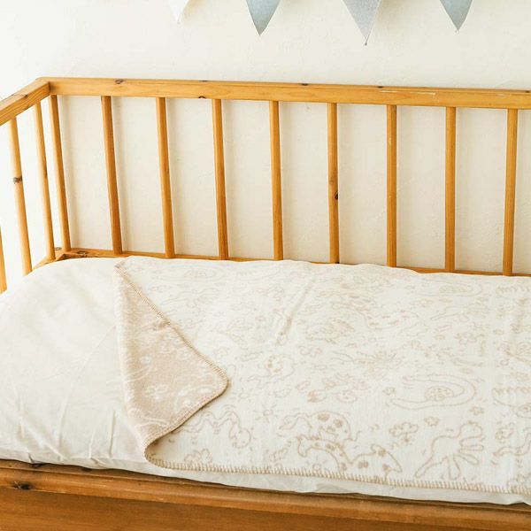 オーガニックコットン ベビー 綿毛布 夢のおまもり 85×115