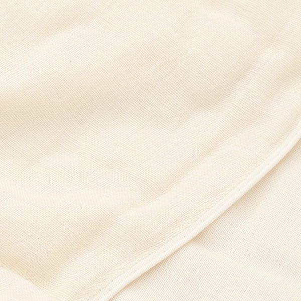 オーガニックコットン ベビー 三重織おくるみガーゼケット きなり 80×130