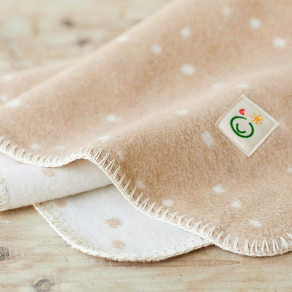 オーガニックコットン 綿毛布ハーフケット かぜ 70×100