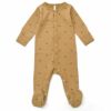 オーガニックコットン ベビー 足つきカバーオール(長袖)