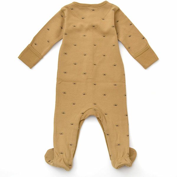 オーガニックコットン ベビー 足つきカバーオール(長袖)