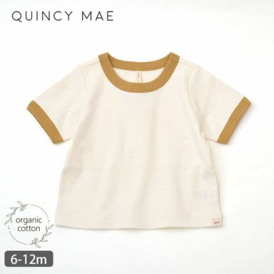 オーガニックコットン ベビーリンガーTシャツ (半袖)