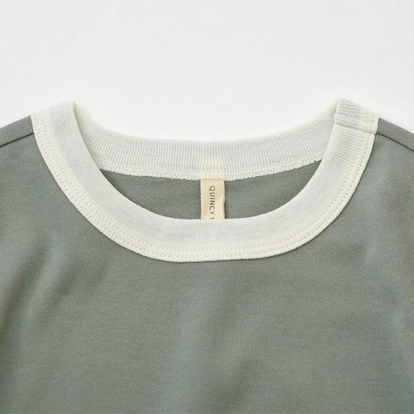 オーガニックコットン ベビーリンガーTシャツ (半袖)