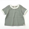 オーガニックコットン ベビーリンガーTシャツ (半袖)