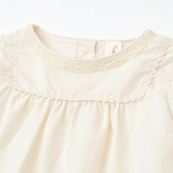 オーガニックコットン ベビーリックラックリボンサマードレス