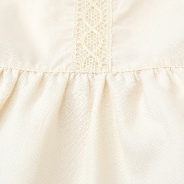 オーガニックコットン ベビーパフスリーブサマードレス