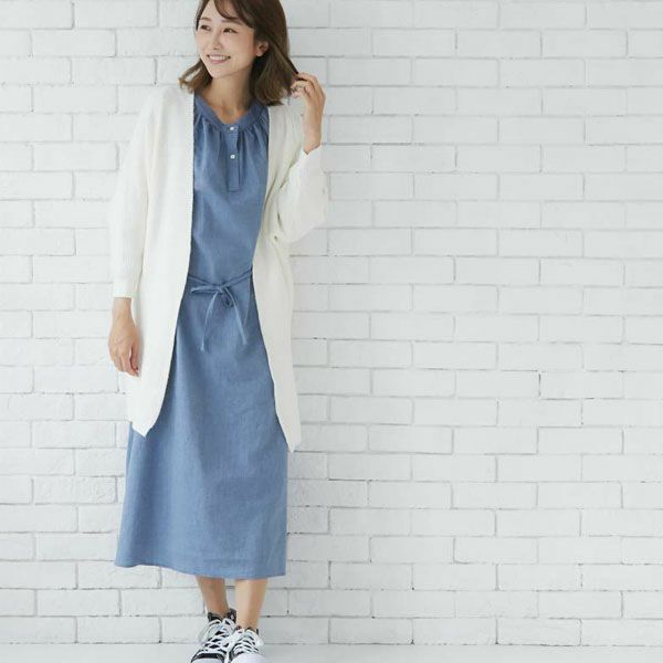 オーガニックコットン ビエラワンピース