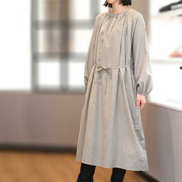 オーガニックコットン ビエラワンピース