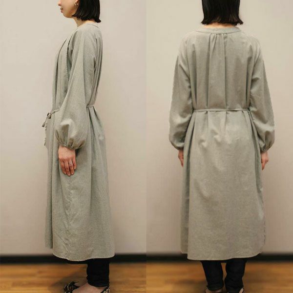 オーガニックコットン ビエラワンピース