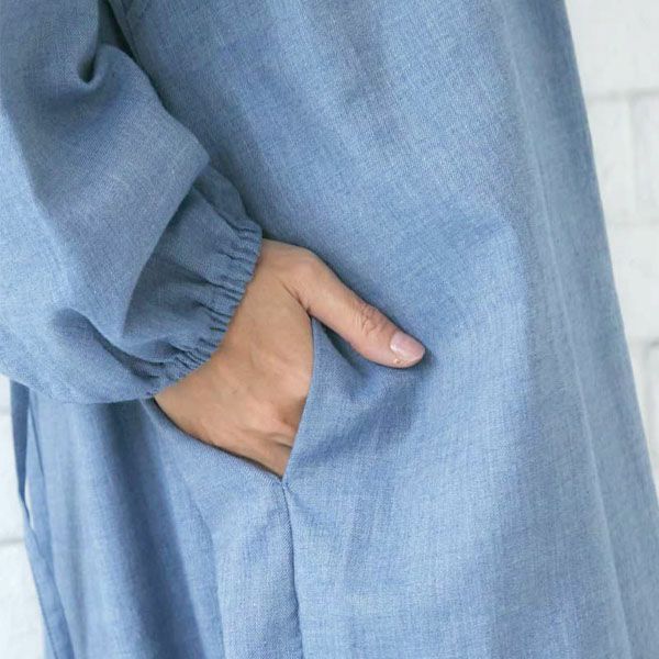 オーガニックコットン ビエラワンピース