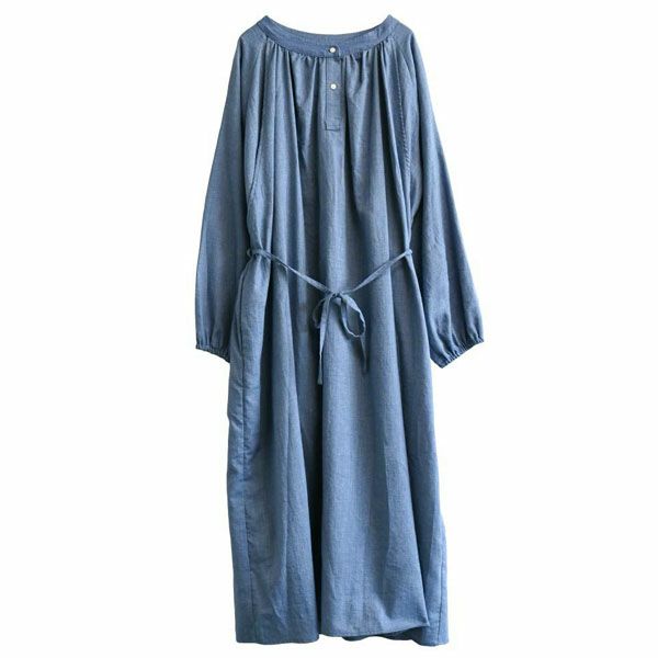 オーガニックコットン ビエラワンピース