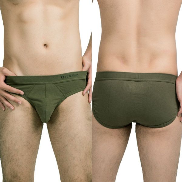 オーガニックコットン メンズビキニ2枚組 Follow Your Heart