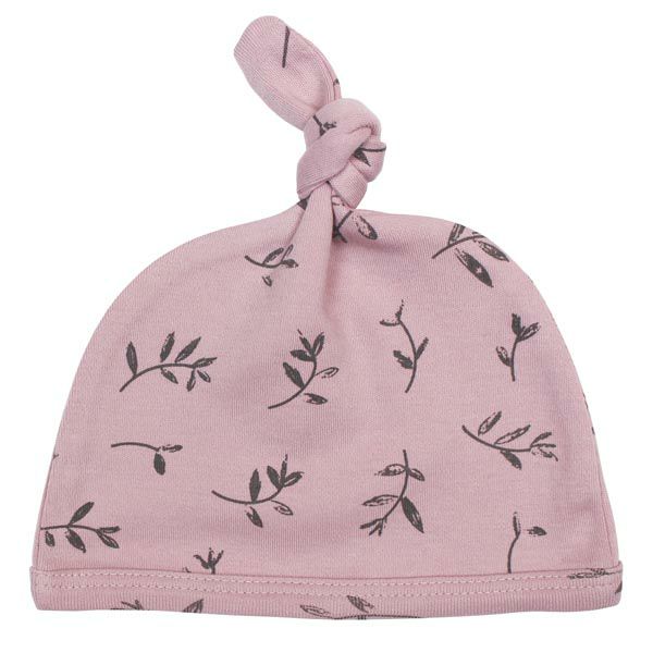 オーガニックコットン ベビー結び帽 Flower