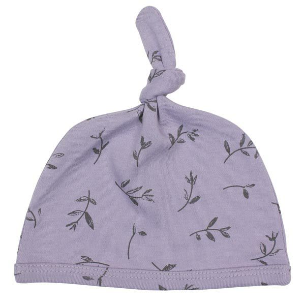 オーガニックコットン ベビー結び帽 Flower