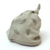 オーガニックコットン ベビー結び帽 Fern