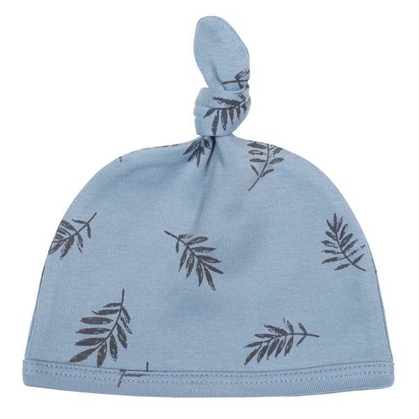 オーガニックコットン ベビー結び帽 Fern