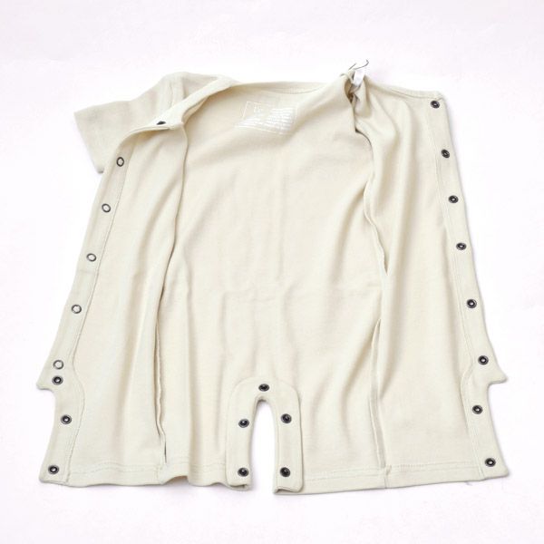 オーガニックコットン ベビー半袖ロンパース