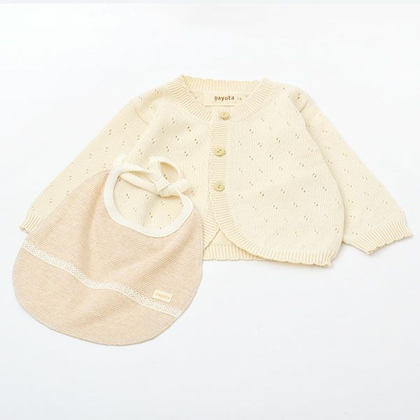 オーガニックコットン 細ボーダースタイ