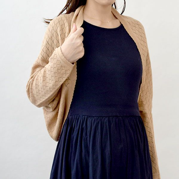 オーガニックコットン マーガレットボレロ