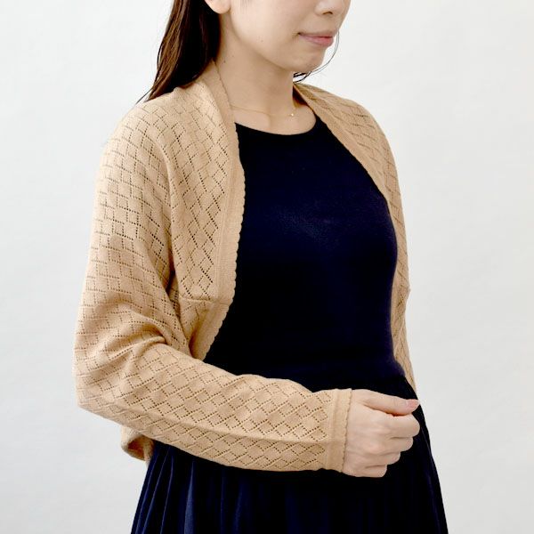 オーガニックコットン マーガレットボレロ