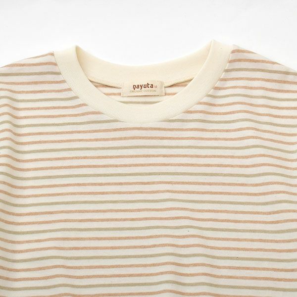 オーガニックコットン 半袖ボーダーＴシャツ