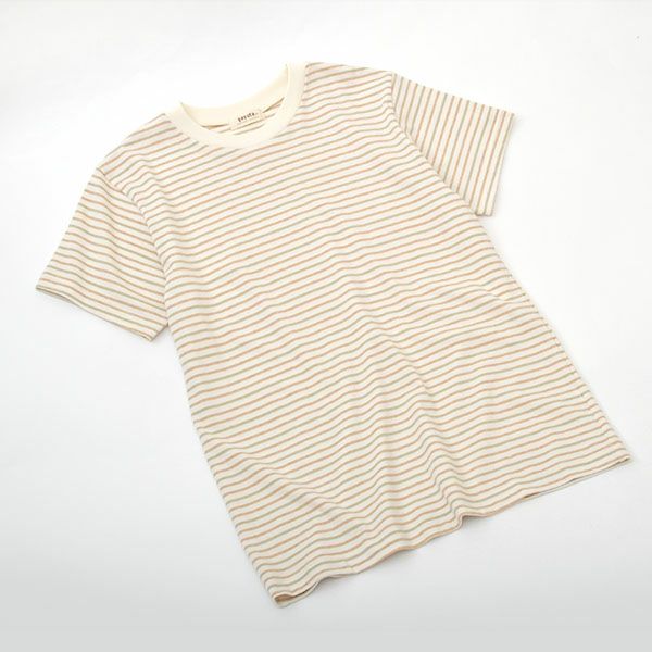 オーガニックコットン 半袖ボーダーＴシャツ