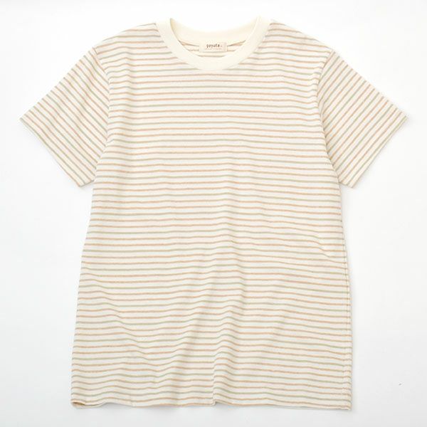 オーガニックコットン 半袖ボーダーＴシャツ