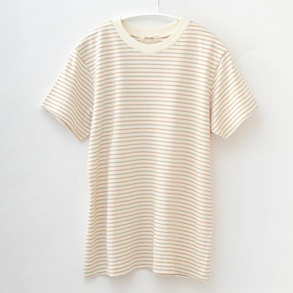 オーガニックコットン 半袖ボーダーＴシャツ