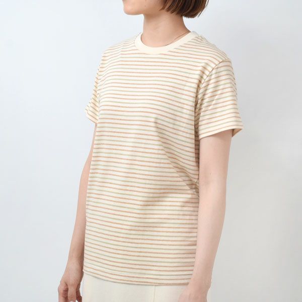オーガニックコットン 半袖ボーダーＴシャツ
