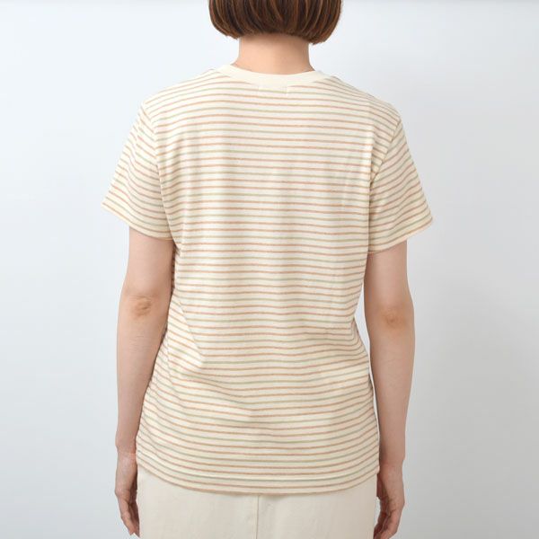オーガニックコットン 半袖ボーダーＴシャツ