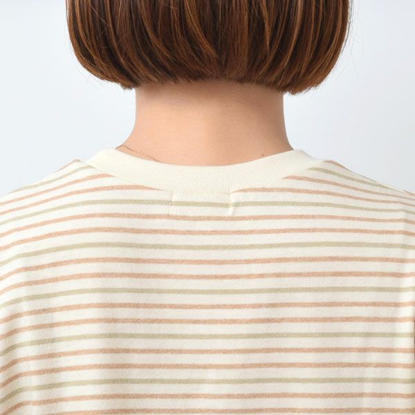 オーガニックコットン 半袖ボーダーＴシャツ