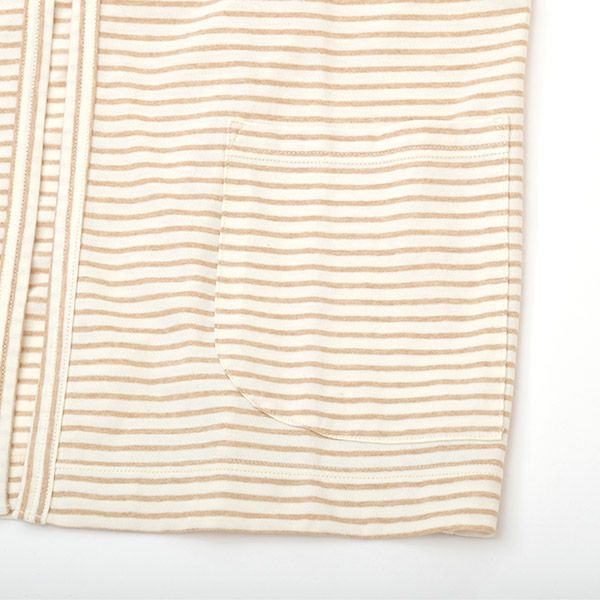 オーガニックコットン ボタンレス薄手カーディガン