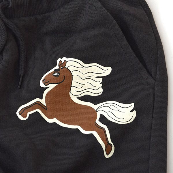 オーガニックコットン キッズスウェットパンツ HORSES