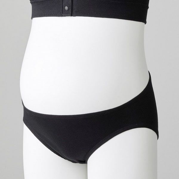 オーガニックコットン 肌にやさしいリブショーツ(浅ばき)