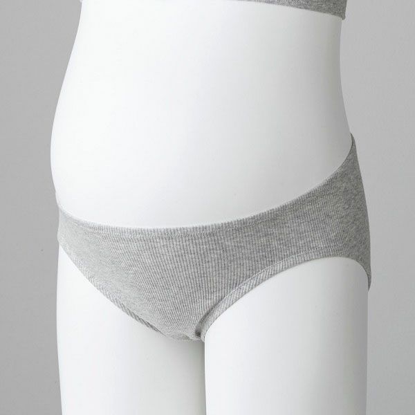 オーガニックコットン 肌にやさしいリブショーツ(浅ばき)