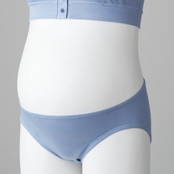 オーガニックコットン 肌にやさしいリブショーツ(浅ばき)