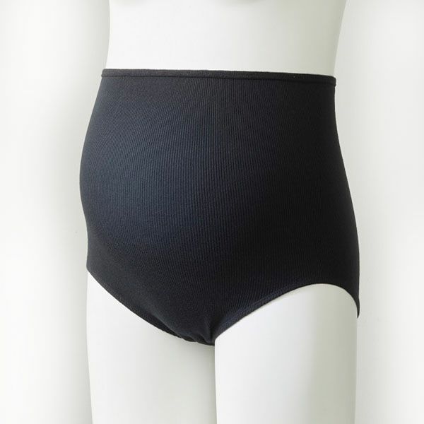 オーガニックコットン 肌にやさしいリブショーツ(深ばき)