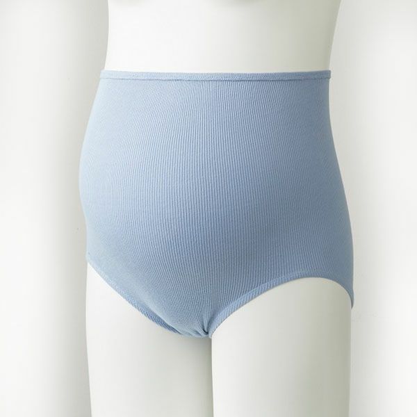 オーガニックコットン 肌にやさしいリブショーツ(深ばき)