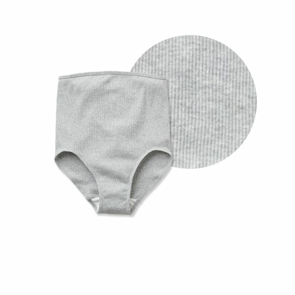 オーガニックコットン 肌にやさしいリブショーツ(深ばき)