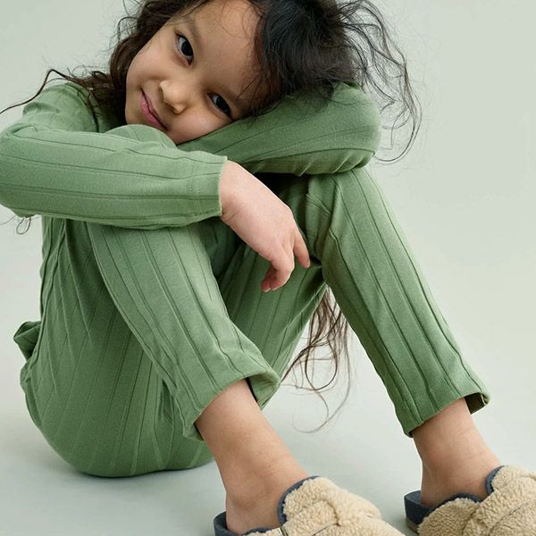 オーガニックコットン キッズワイドリブシャツ(長袖)