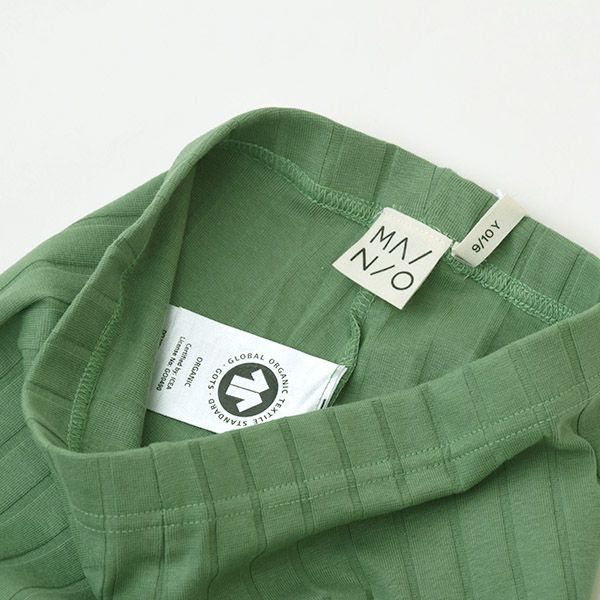 オーガニックコットン キッズワイドリブレギンス