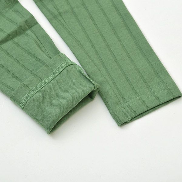 オーガニックコットン キッズワイドリブレギンス