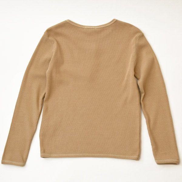 オーガニックコットン キッズ リブ長袖Ｔシャツ Gaia