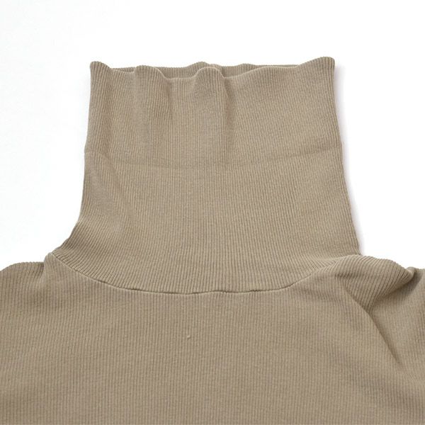 オーガニックコットン キッズ リブタートルネックシャツ Gaia