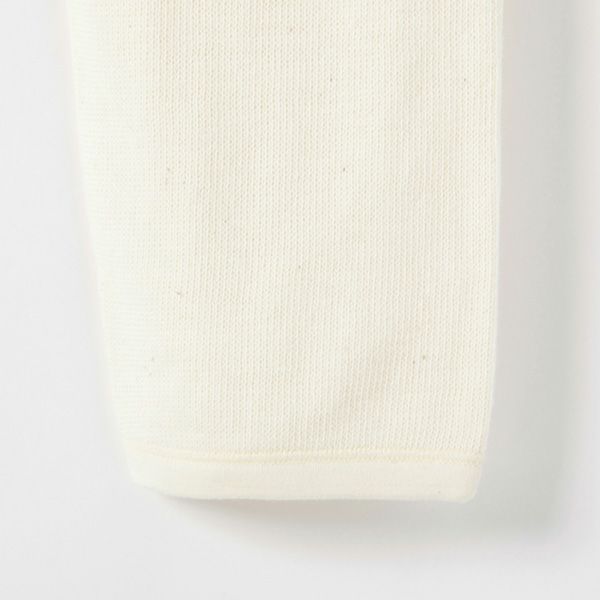 オーガニックコットン ラフアンドスムースパンツ ナチュラル M