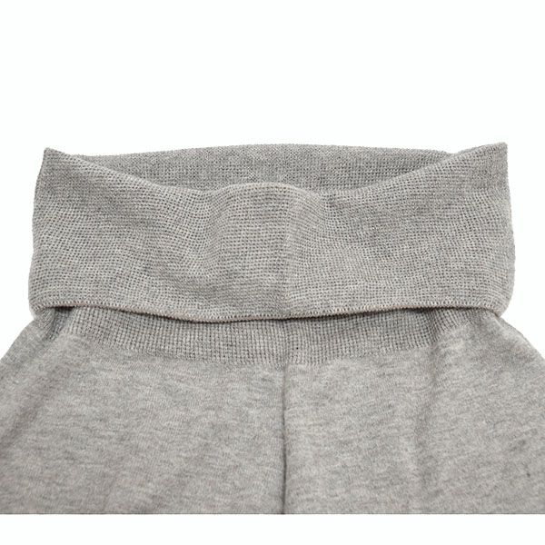 オーガニックコットン&ヤク ホールガーメント薄手レギンス グレー M-L